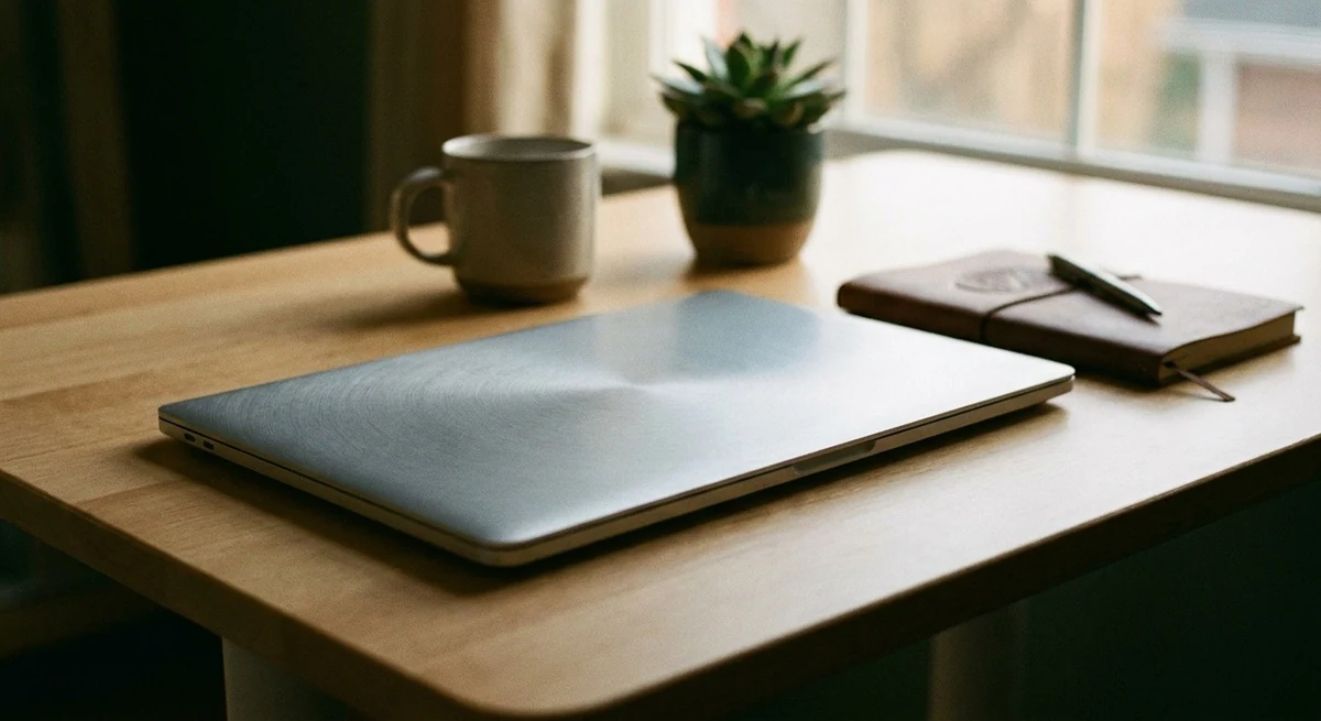 Privacy and file security - closed laptop