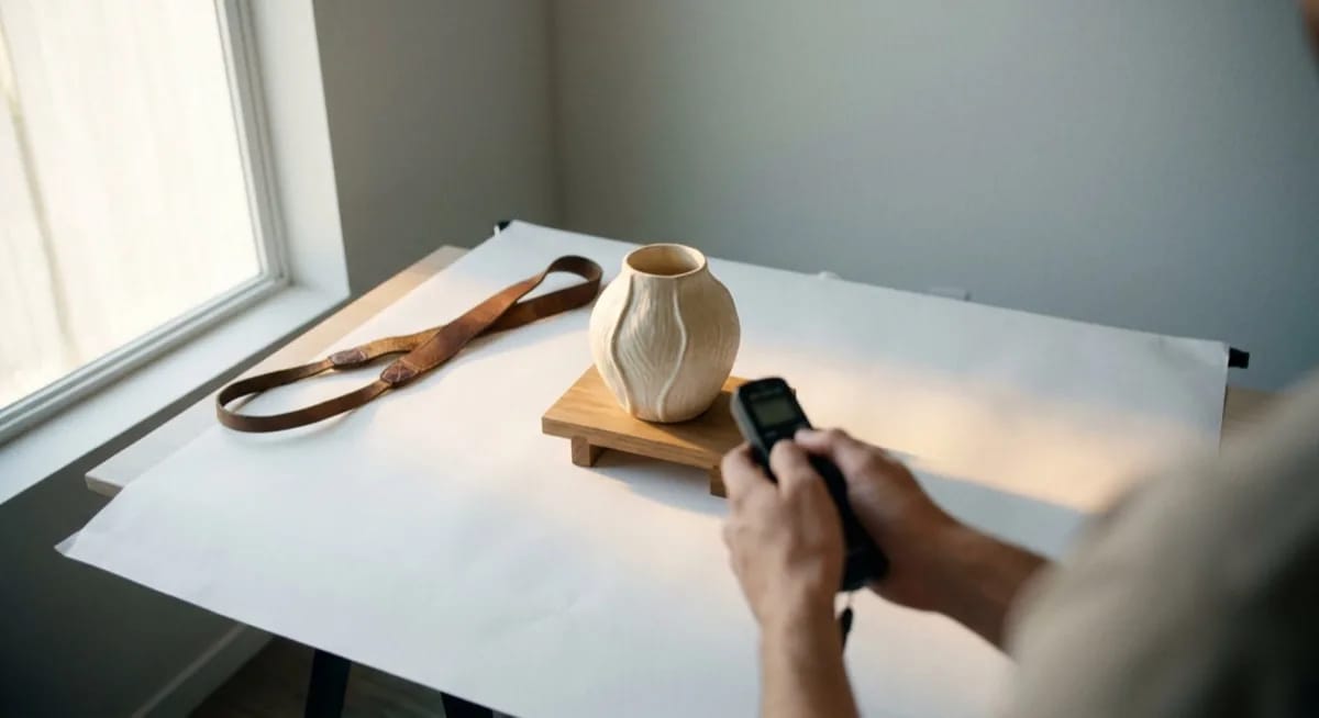 Compliance-ready product photography - studio session with technical documentation