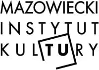 Logo Mazowieckiego Instytutu Kultury w minimalistycznym czarno-białym designie