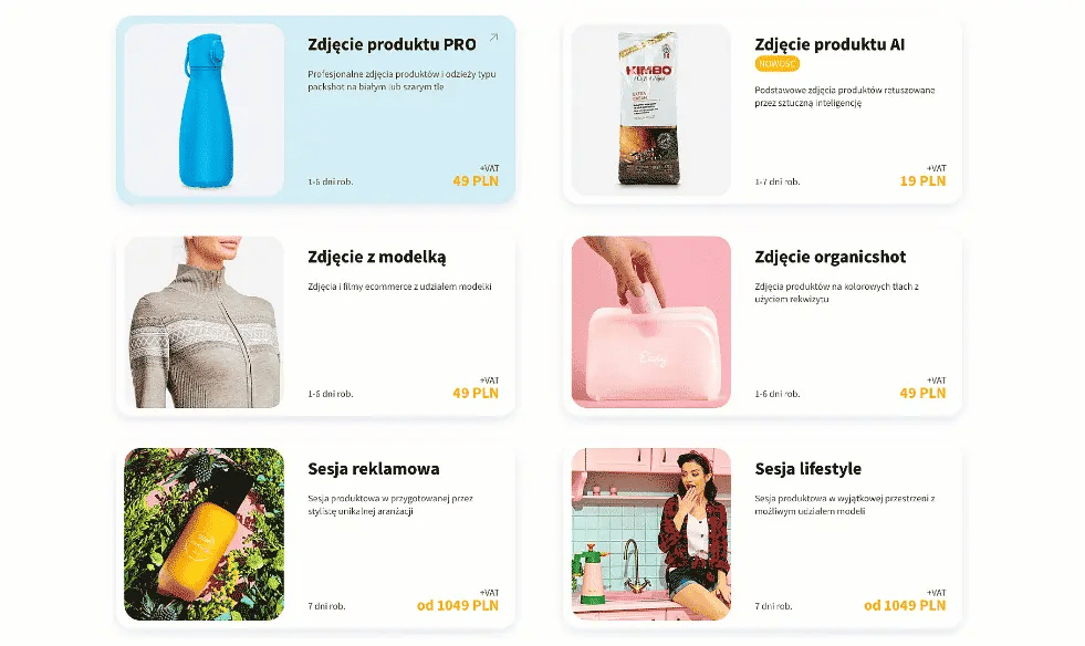 Sesja produktowa - jak zamówić zdjęcia produktów?