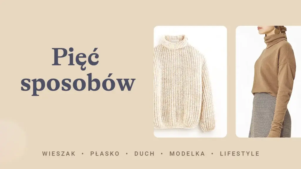 Pięć sposobów na fotografowanie odzieży