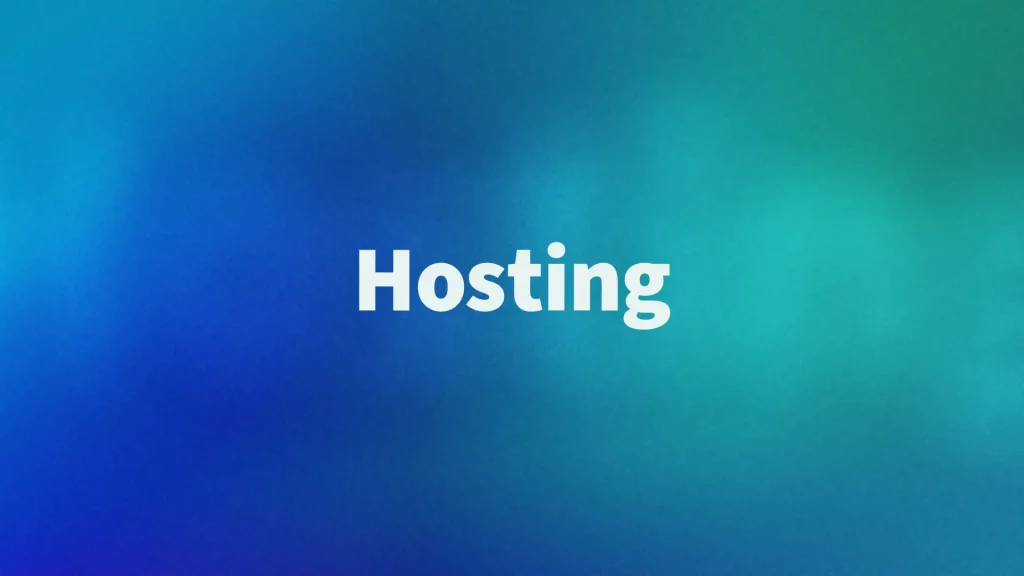 Hosting - co to jest?