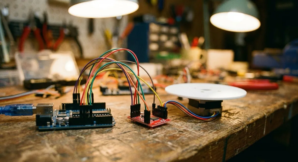 Fotografia produktowa 360 stopni - jak zrobić zdjęcia obrotowe za 30 PLN, Zdjęcie 16 fotografia 360 DIY - Arduino Uno z silnikiem krokowym do automatycznej platformy