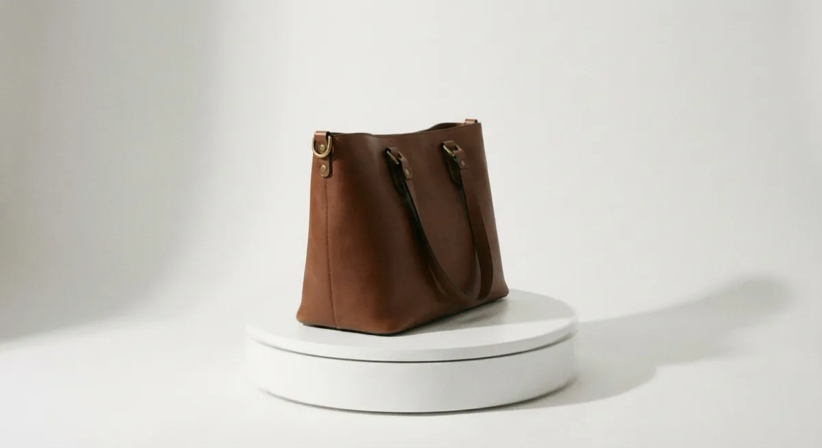 Fotografia produktowa 360 stopni - jak zrobić zdjęcia obrotowe za 30 PLN, Zdjęcie 11 fotografia 360 - torebka na platformie obrotowej w studio