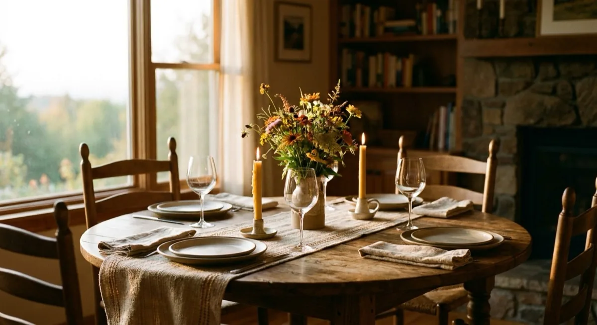 Home Staging UK 2026: Sell Your Property Faster (Complete Guide), Zdjęcie 11 Home staging dining area - dining table styling for the photo shoot