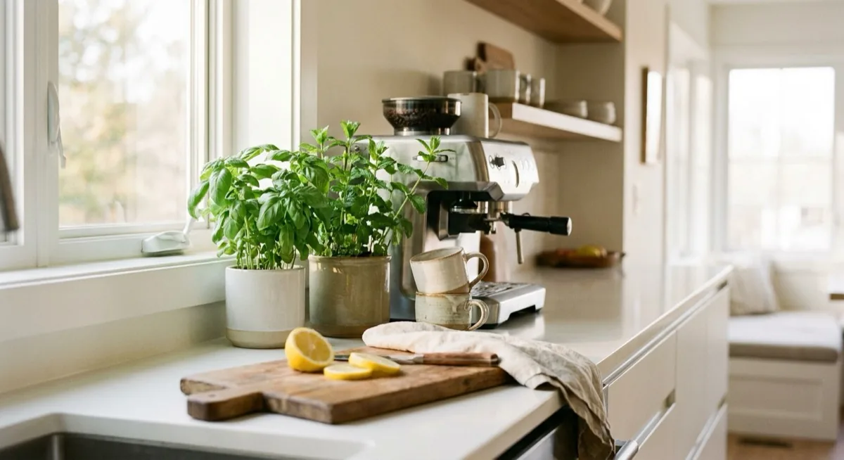 Home Staging UK 2026: Sell Your Property Faster (Complete Guide), Zdjęcie 7 Home staging kitchen - styled worktop and pre-sale interior