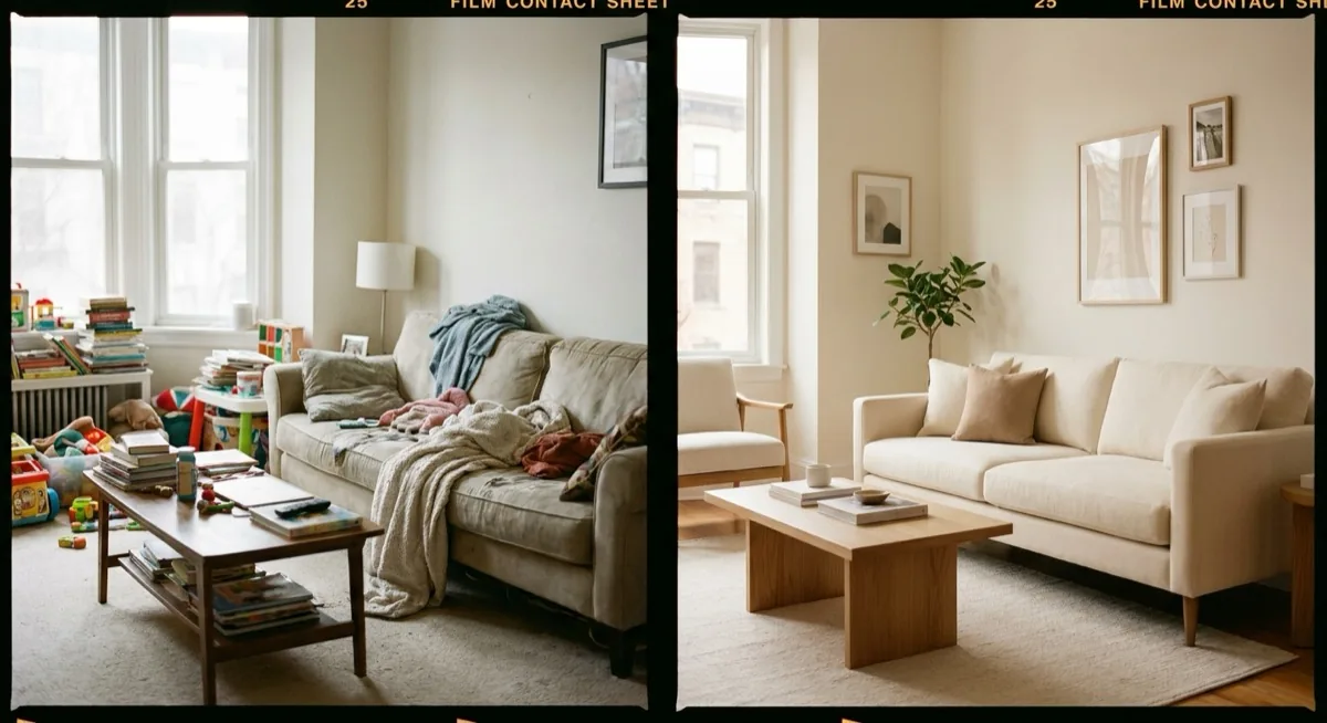 Home Staging UK 2026: Sell Your Property Faster (Complete Guide), Zdjęcie 4 Home staging before and after - effects of transforming a property for sale