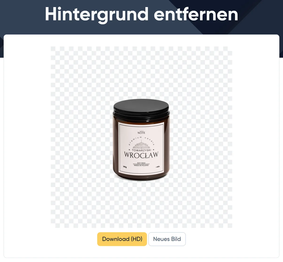 Hintergrund entfernen bei experte.de ohne Anmeldung: freigestellte Kerze auf transparentem Hintergrund mit Download (HD)