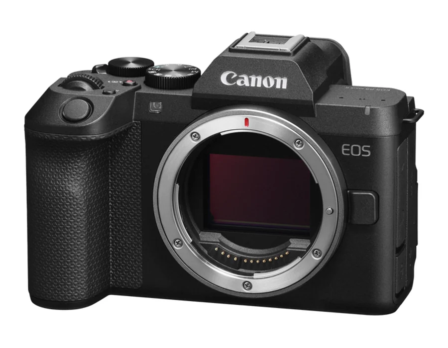 Aparat bezlusterkowy Canon EOS R8 Mark II, sam korpus bez obiektywu, na białym tle